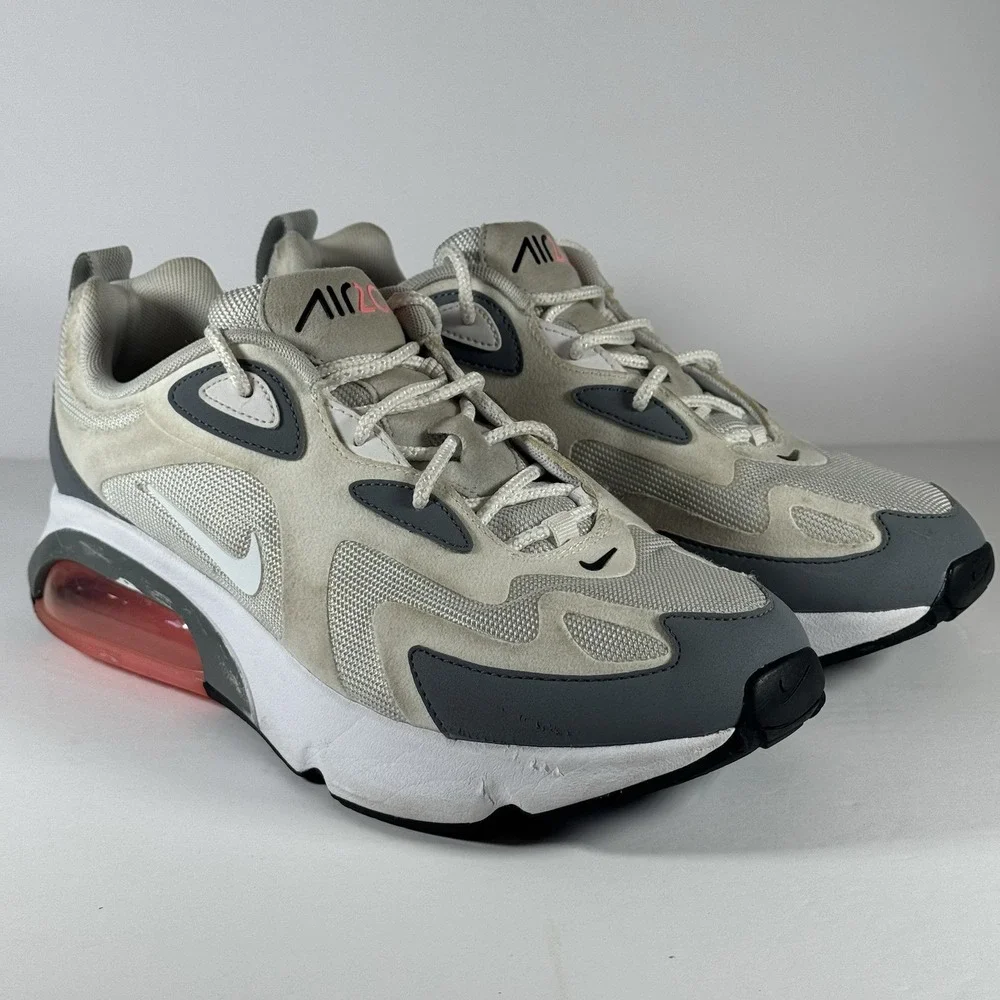 Nike Air Max 200 Women's Shoes Pure Platinum-White-Cool‎ Grey AT6175-004 W087